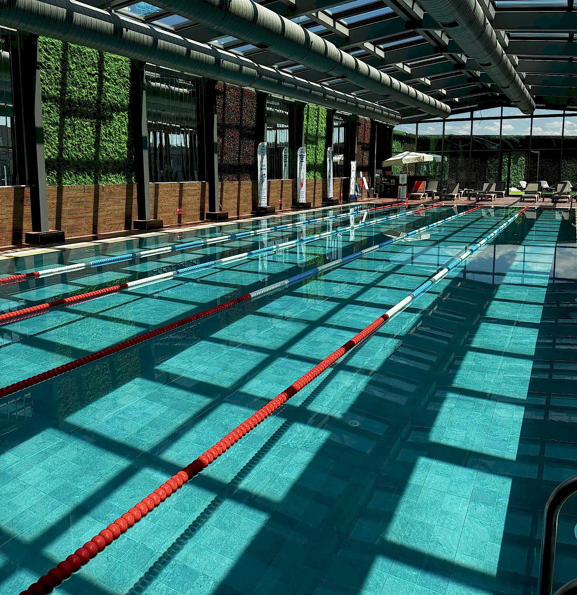 ACS Yüzme Kulübü Elya Kule Bemax kapalı yüzme havuzu – yetişkin yüzme kursu için kullanılan modern eğitim alanı.